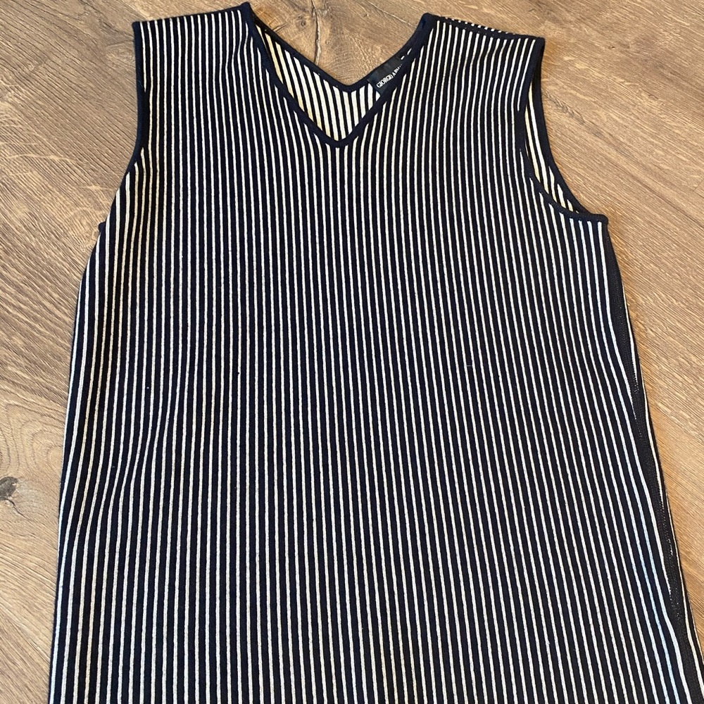 Giorgio Armani- cashmere blend v-neck tank